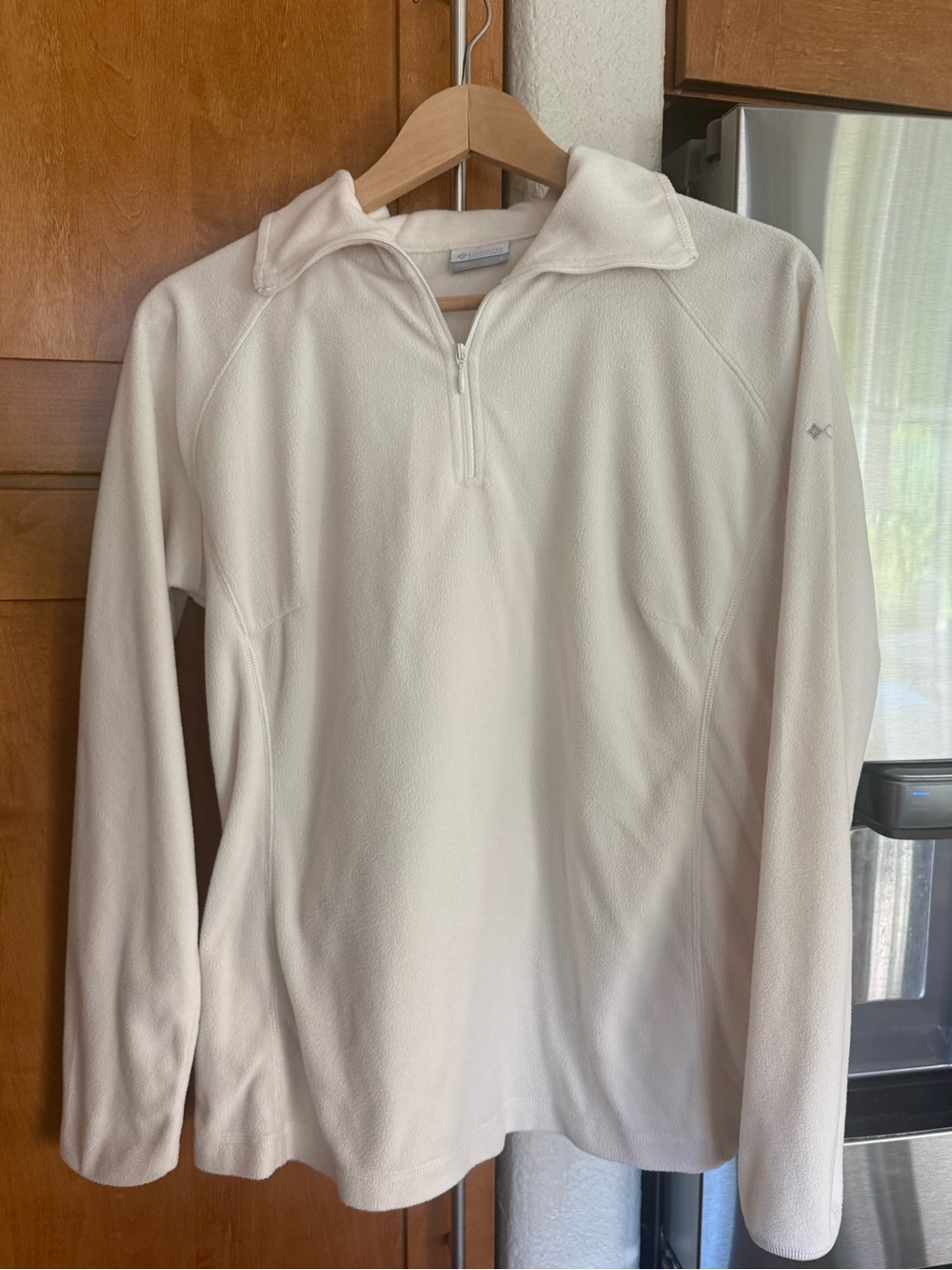 Columbia Women’s  Quarter-Zip Fleece Pullover Ivory